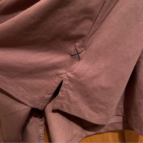 Cuts Clothing Maroon Split-Hem L/S Henley - Picture 5 of 5